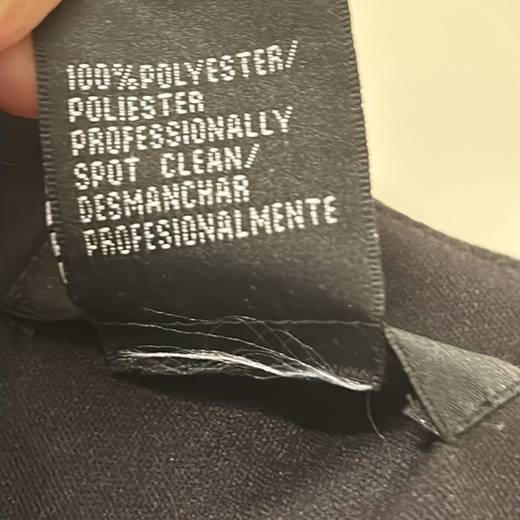 Expo black layered ruffle blouse with beaded straps EUC Sz 4 - Picture 4 of 5